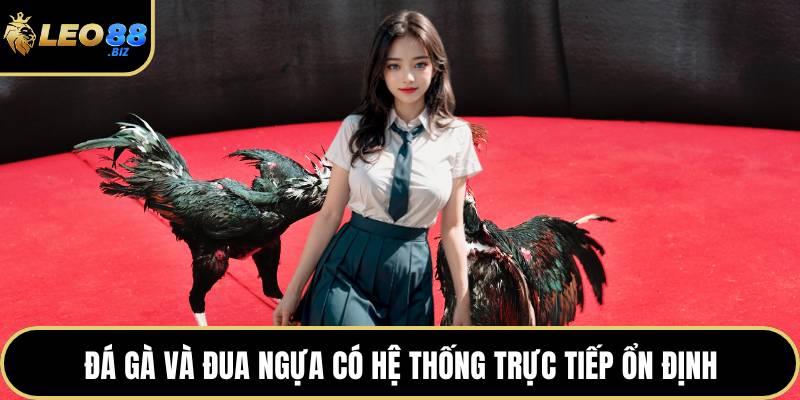 Đá gà và đua ngựa có hệ thống trực tiếp ổn định